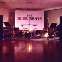 The Blue Beats Band stage set at a private dinner-dance in London