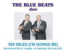 The Blue Beats Duo Perform 500 miles I'm Gonna Be by The Proclaimers